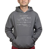 AK47 Blueprint Mens Hoodie