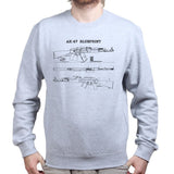 AK47 Blueprint Mens Sweatshirt Style001