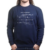 AK47 Blueprint Mens Sweatshirt Style001