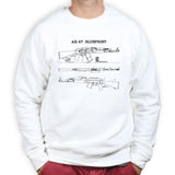 AK47 Blueprint Mens Sweatshirt Style001