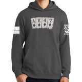 AK47 Playing Cards Hoodie Style001