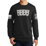 AK47 Playing Cards Sweatshirt