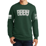 AK47 Playing Cards Sweatshirt Style001