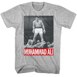 Muhammad Ali - Ali 1068 - Short Sleeve - Heather - Adult - T-Shirt