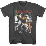 Muhammad Ali - Bootleg - American Classics - Solid Gray Adult Short Sleeve T-Shirt