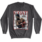 Muhammad Ali - GOAT - Long Sleeve - Heather - Adult - Sweatshirt