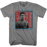Muhammad Ali - The Lip Of Louisville - Short Sleeve - Heather - Adult - T-Shirt