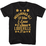 Muhammad Ali - Win Loss Draw 2 - Short Sleeve - Adult - T-Shirt