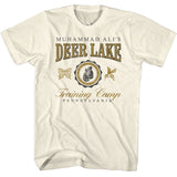 Muhammad Ali - Deer Lake Varsity Vintage - American Classics - Solid Off-White Adult Short Sleeve T-Shirt