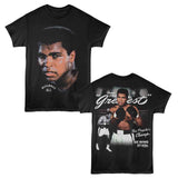 Muhammad Ali - The Greatest - American Classics - Black Solid Adult Short Sleeve T-Shirt