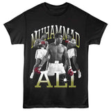 Muhammad Ali - Shining - American Classics - Black Adult Short Sleeve T-Shirt