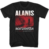 Alanis Morissette - Concert Stage - American Classics - Solid Black Adult Short Sleeve T-Shirt