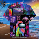 AMONG US pictorial Eye-Catching Hawaiian Shirt