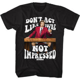 Anchorman - Not Impressed - Short Sleeve - Adult - T-Shirt