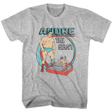 Andre The Giant - He Big - Short Sleeve - Heather - Adult - T-Shirt