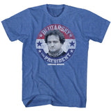 Animal House - Blutarsky For Prez - Short Sleeve - Heather - Adult - T-Shirt