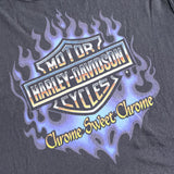 HARLEY CHROM SWEET CHROME HEAVYWEIGHT BLACK T-SHIRT