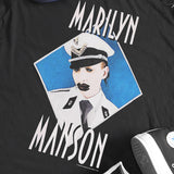 MARILYN MANSON HEAVYWEIGHT BLACK T-SHIRT