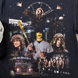 THE WARRIORS HEAVYWEIGHT BLACK T-SHIRT