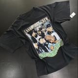 90'S CASHMONEY CREW RARE HEAVYWEIGHT WASHED BLACK T-SHIRT