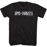 Army Of Darkness - Darkness White Logo - Short Sleeve - Adult - T-Shirt
