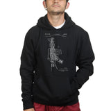 Unisex AR-15 Pistol Blueprint Hoodie Style001