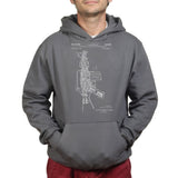 Unisex AR-15 Pistol Blueprint Hoodie