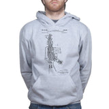 Unisex AR-15 Pistol Blueprint Hoodie Style001