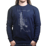 Unisex AR-15 Pistol Blueprint Sweatshirt