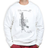 Unisex AR-15 Pistol Blueprint Sweatshirt Style001