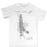 Men's AR-15 Pistol Blueprint T-shirt Style001