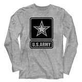 Army - Star Logo - Long Sleeve - Heather - Adult - T-Shirt