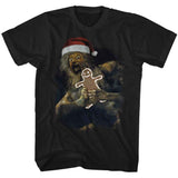 Art Gallery - Saturn Eating His Cookie - American Classics - Solid Black Adult Short Sleeve T-Shirt