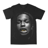 A$AP Rocky "Gold Grill" Graphic Tee Style001