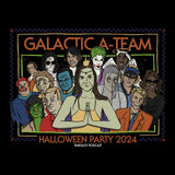 Galactic A Team Halloween Party Fleece Hoodie