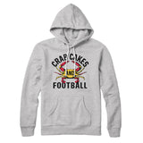 Crab Cakes and Football Hoodie