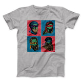 Teenage Mutant Ninja Artists Funny Movie Men/Unisex T-Shirt
