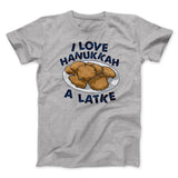 I Love Hanukkah A-Latke Funny Hanukkah Men/Unisex T-Shirt