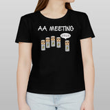 Aa meeting my name is john and Iâ€™m a battery shirt