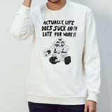 Actually life does suck and Isâ€™m late for work Wario shirts