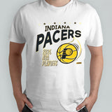 Adult Indiana Pacers 2024 Nba Playoffs Essential Hoops T-shirts