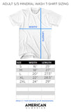 Iron Maiden - Trooper - American Classics - Solid Black Adult Short Sleeve Mineral Wash T-Shirt