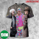 Albert Einstein x Oppenheimer x Ken Barbie Funny Barbenheimer 3D T-Shirts