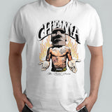 Alex Pereira is selling sâ€˜chamasâ€™ t-shirtss