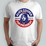 Alice Cooper For President A Troubled Man For Troubled Times T-shirt