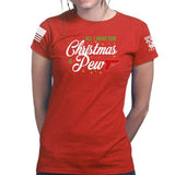 All I Want For Christmas Is Pew Ladies T-shirt Style001