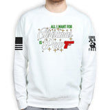 All I Want For Christmas Is Pew Sweatshirt Style001