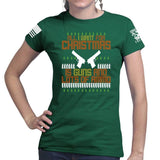 All I Want For Christmas Ladies T-shirt Style001