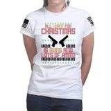 All I Want For Christmas Ladies T-shirt Style001
