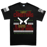 All I Want For Christmas Men's T-shirt Style001
